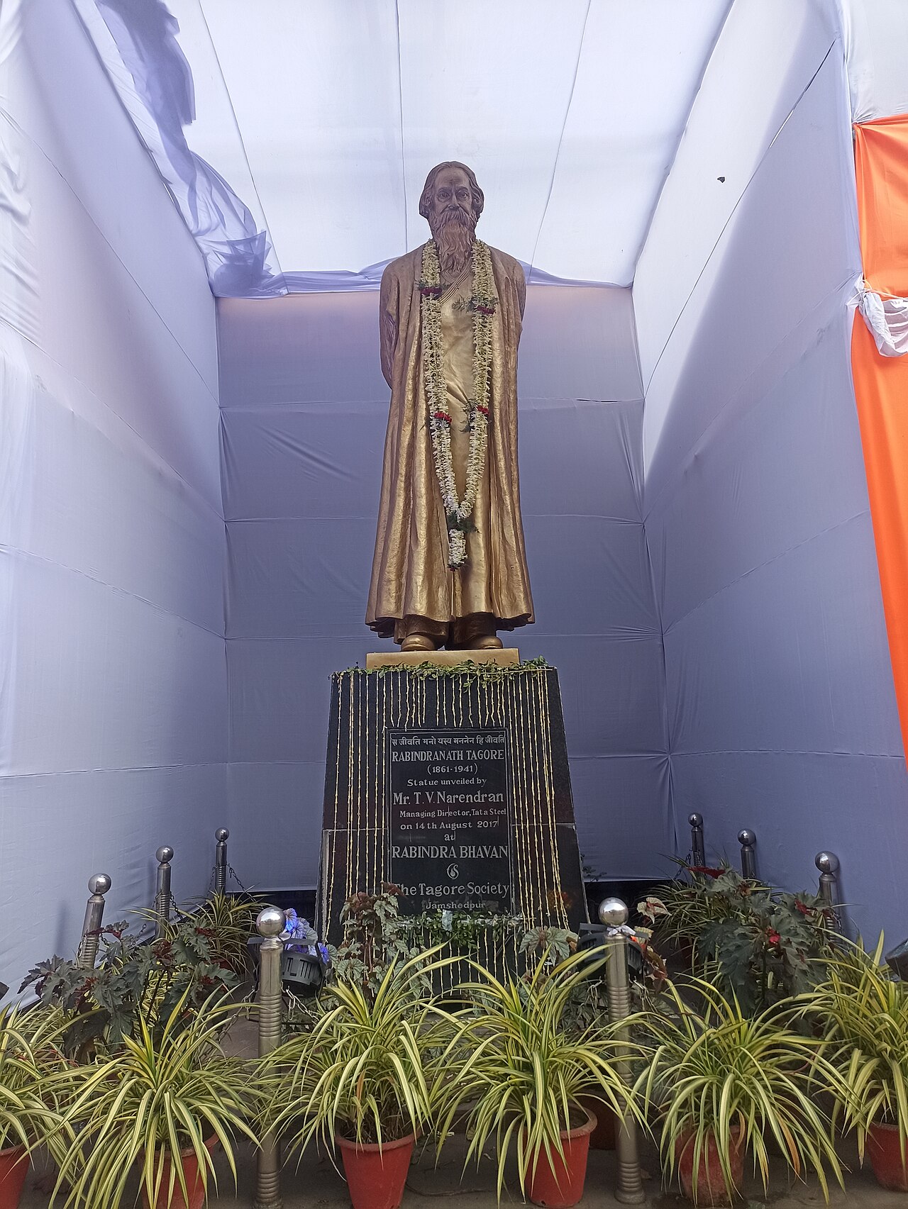 Rabindranath Tagore, at Tagore academy, Jamshedpur (24953)