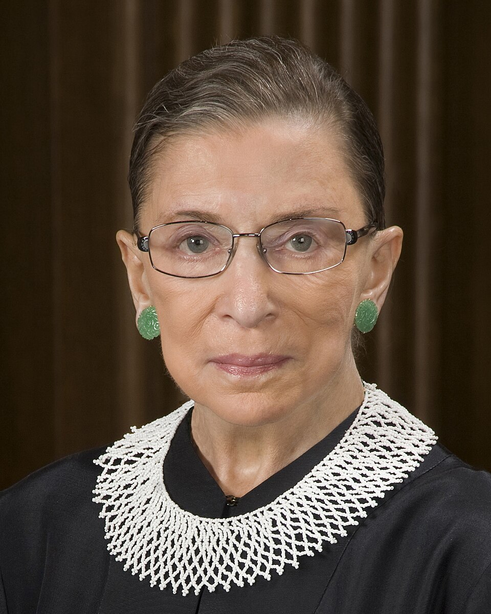 Ruth Bader Ginsburg, official SCOTUS portrait, crop