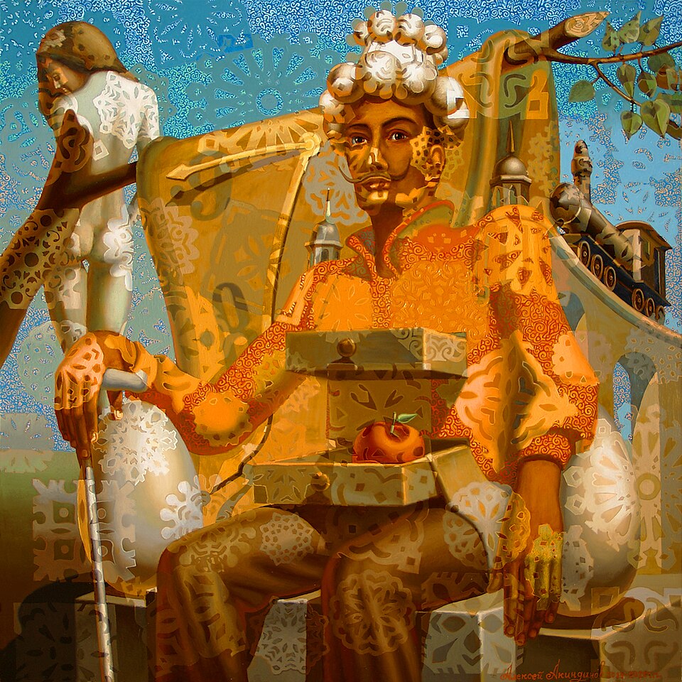 Alexey Akindinov. The throne of Dali. Portrait of Salvador Dali. 2019-2020.