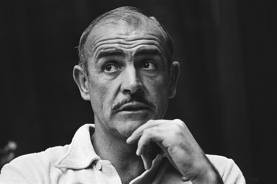 Acteur Sean Connery geeft persconferentie in Sonesta Cultureel Centrum in Amster, Bestanddeelnr 928-6690