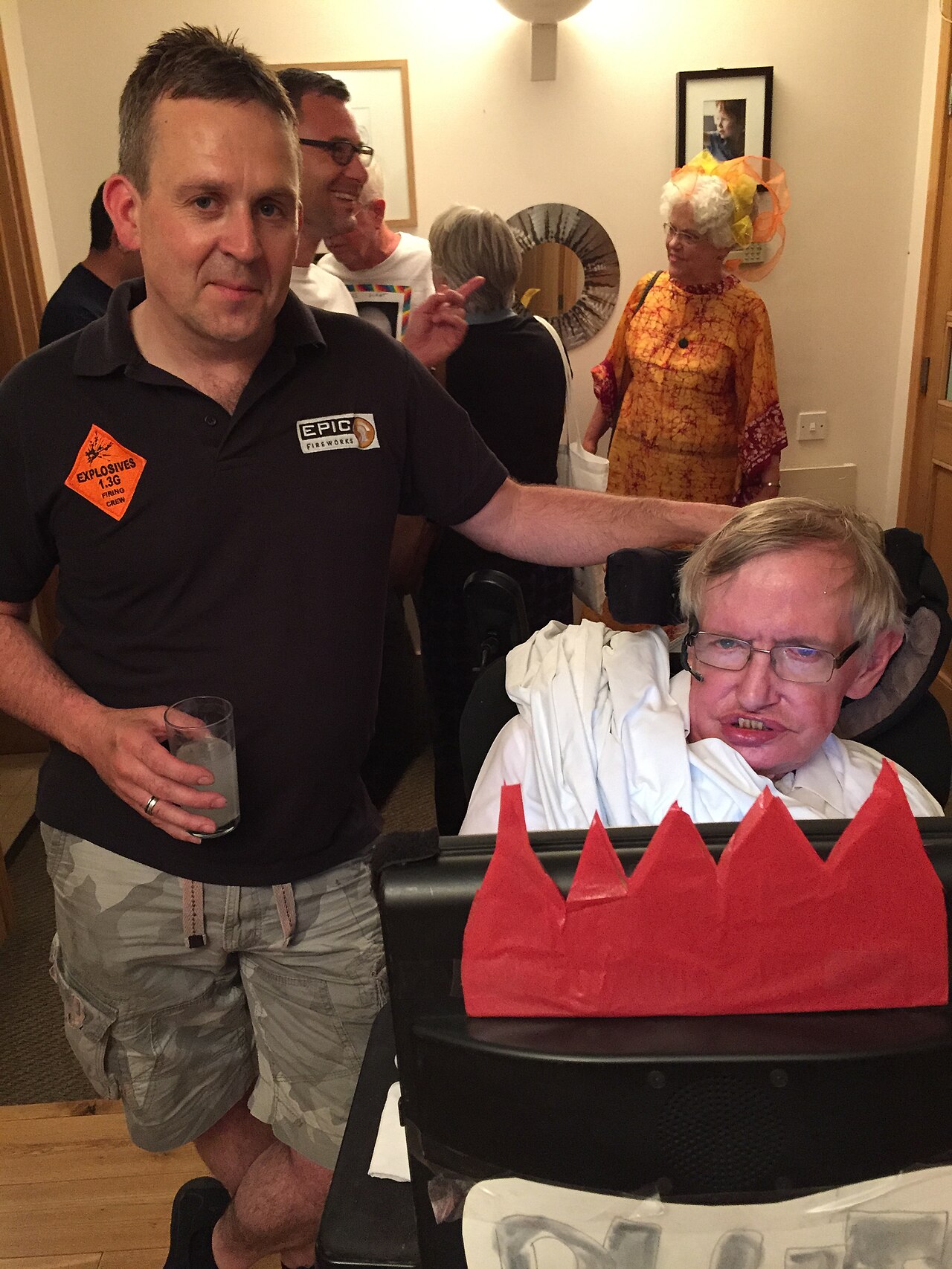 Professor Stephen Hawking Held A Pluto Party