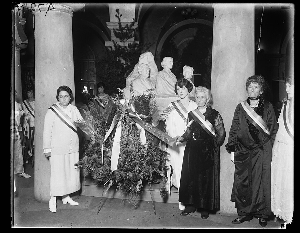 Celebration of the 75th anniversary of the first equal rights meeting was held by the Nat'l Woman's Party LCCN2016892815