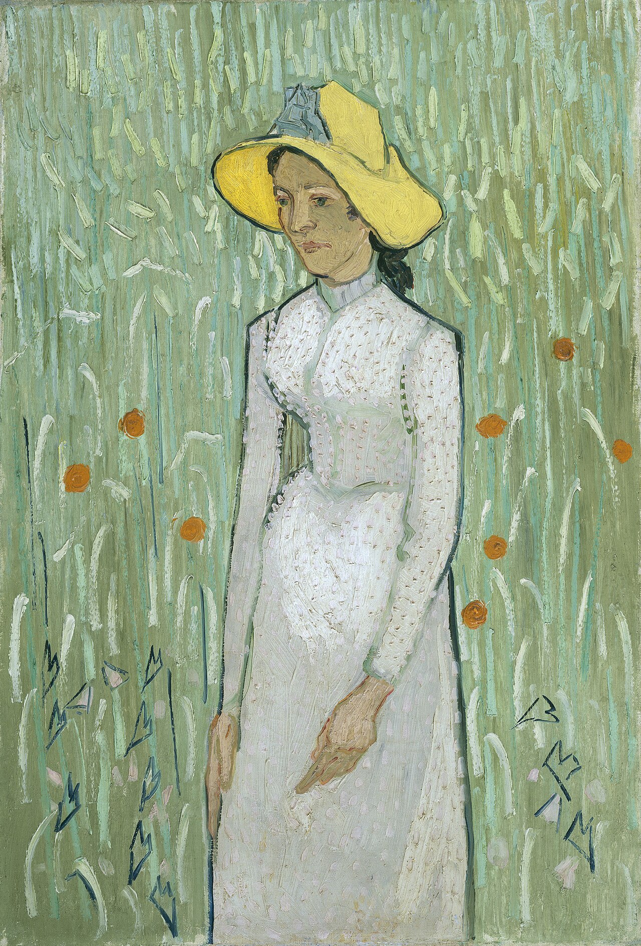 Girl in White by Vincent Van Gogh - NGA