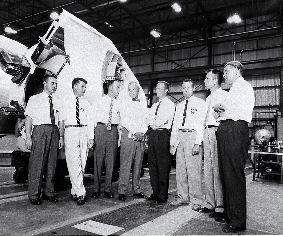 Wernher von Braun with the Mercury 7 Astronauts - 9611674
