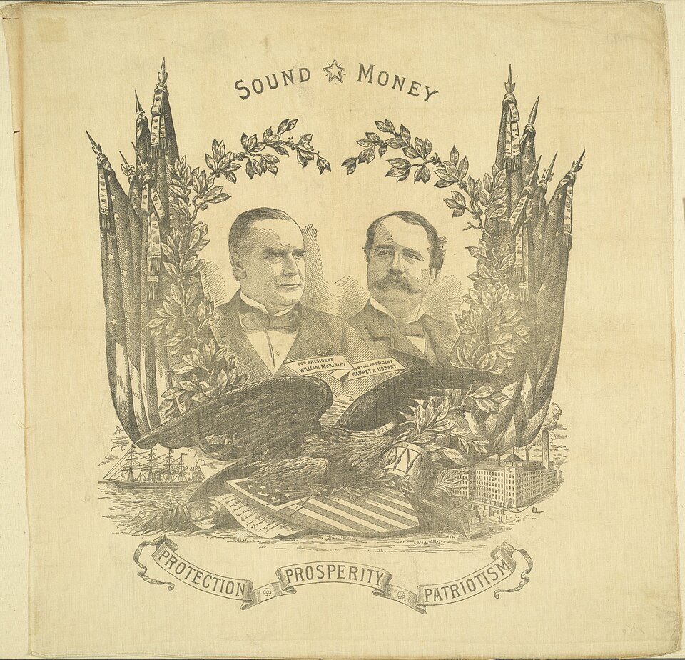 McKinley-Hobart "Sound Money" Portrait Textile (4359316075)