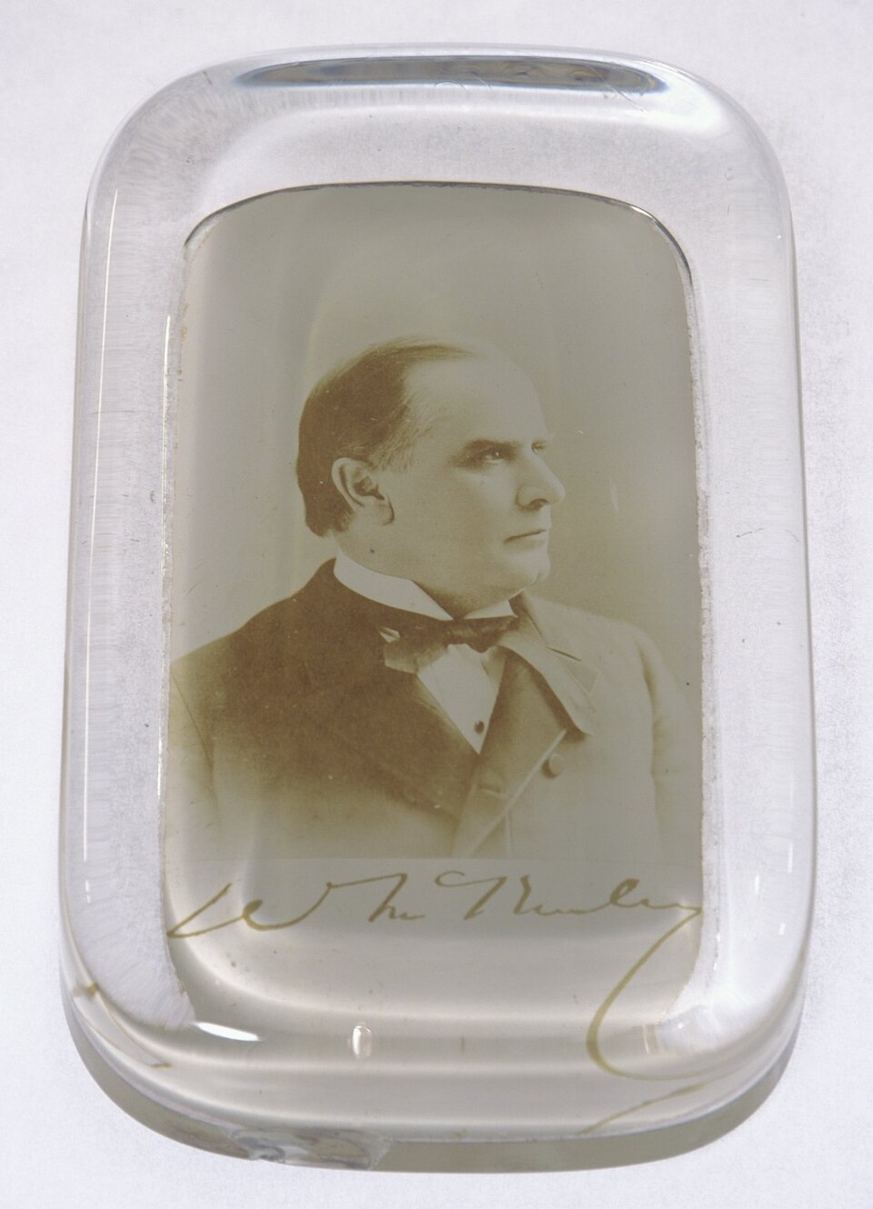 McKinley Portrait Glass Paperweight, ca. 1896 (4360169104)