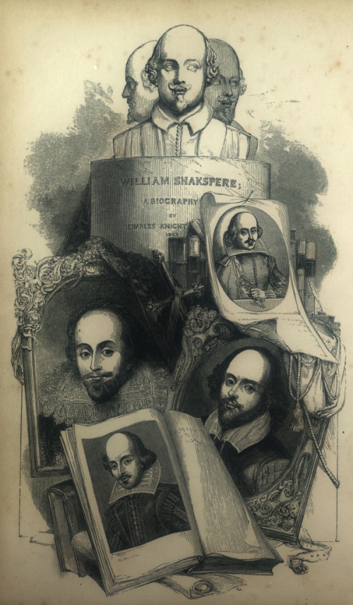 Frontispiece to "The Works of William Shakespeare" publication