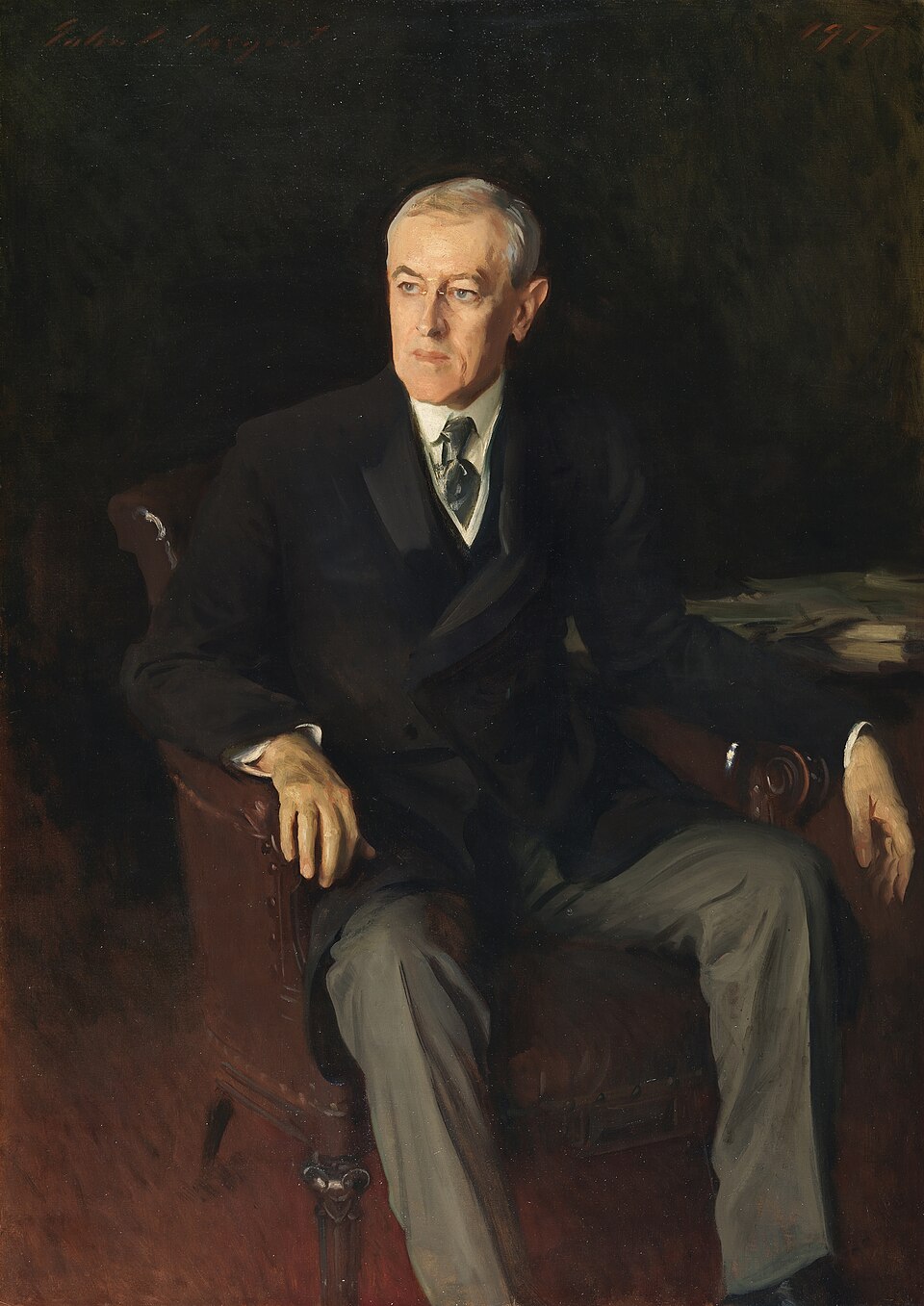 Portrait of Woodrow Wilson P1893
